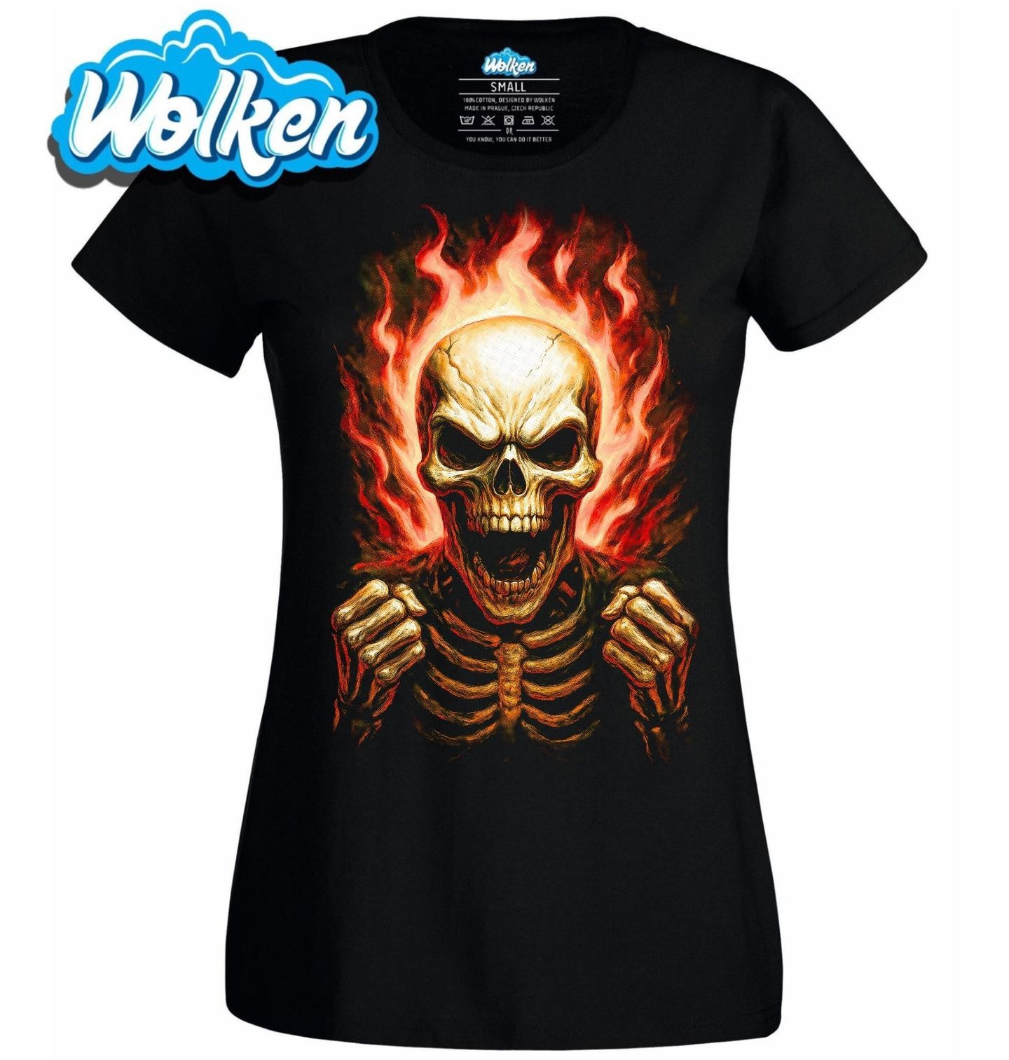 Dámské tričko Pekelný Řev Kostlivce.jpg