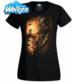 Dámské tričko Kostlivec Přeživší Apokalypsy.jpg