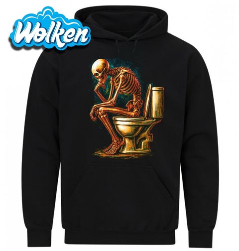 Obrázek produktu Pánská mikina Kostlivec na WC