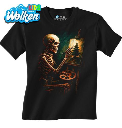 Obrázek produktu Dětské tričko Kostlivec Malíř u Plátna