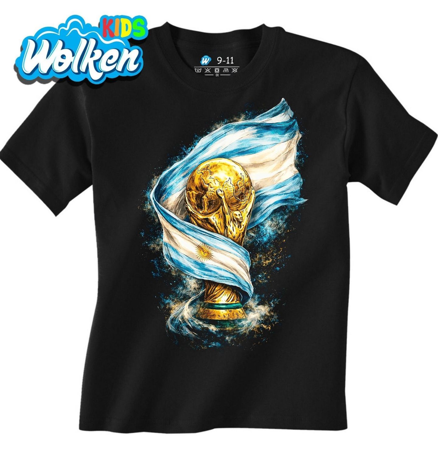Dětské tričko Argentinská Trofej FIFA World Cup.jpg