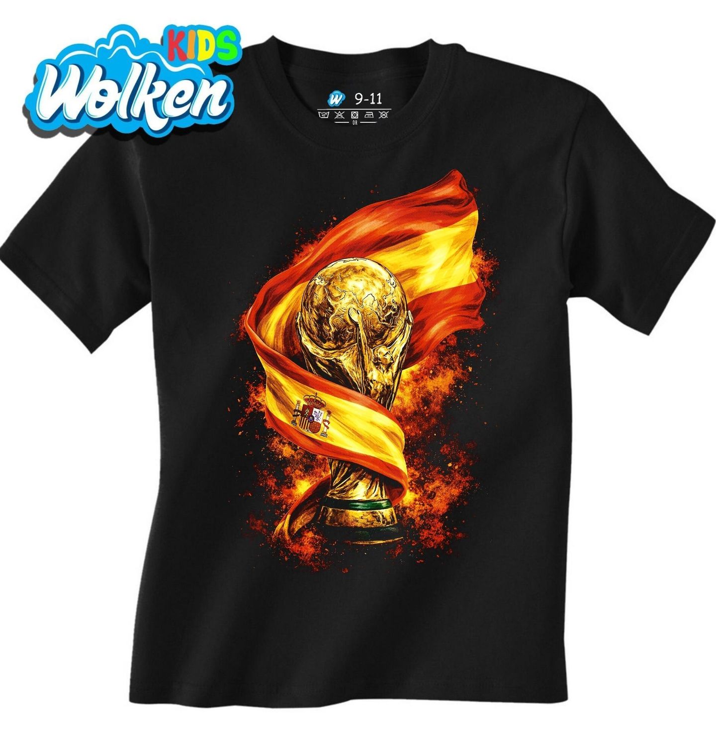 Dětské tričko Španělská Trofej FIFA World Cup.jpg