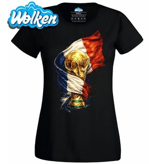 Dámské tričko Francouzská Trofej FIFA World Cup.jpg