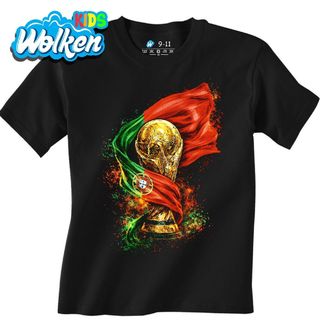 Dětské tričko Portugalská Trofej FIFA World Cup.jpg