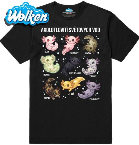 Obrázek produktu Pánské tričko Axolotlovití světových vod