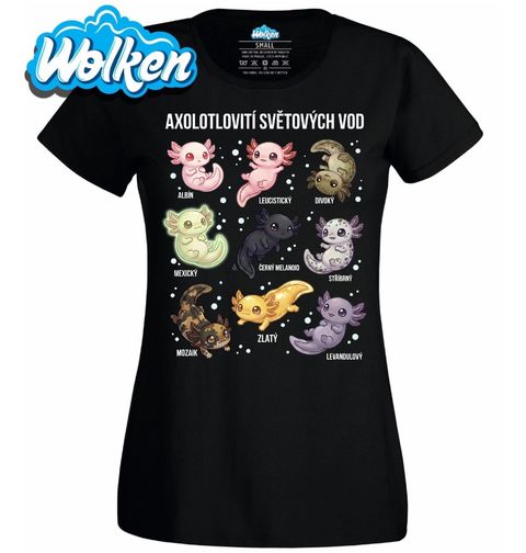 Obrázek produktu Dámské tričko Axolotlovití světových vod