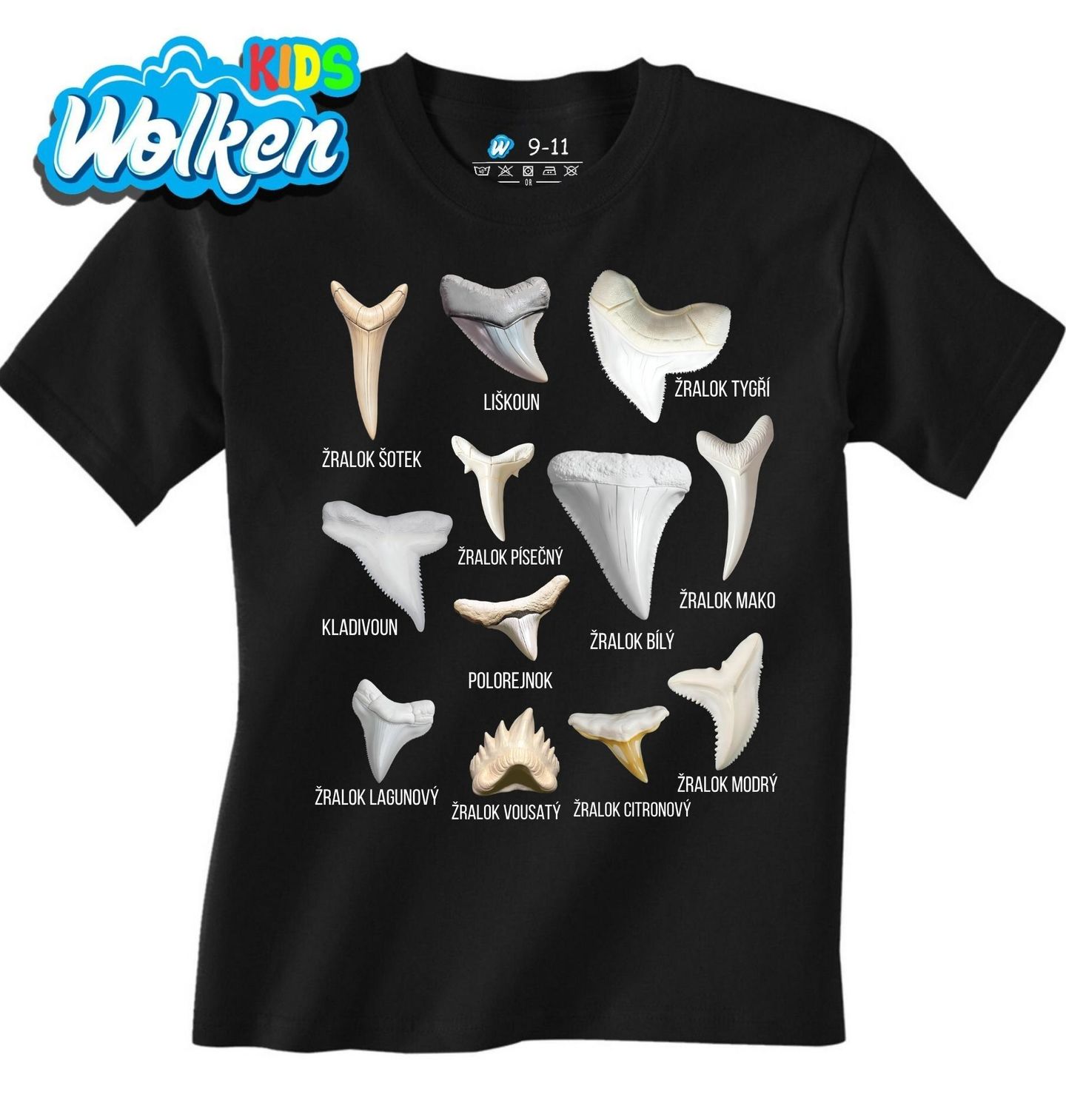 Dětské tričko Zuby Žraloků Světa.jpg