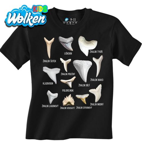 Obrázek produktu Dětské tričko Zuby Žraloků Světa