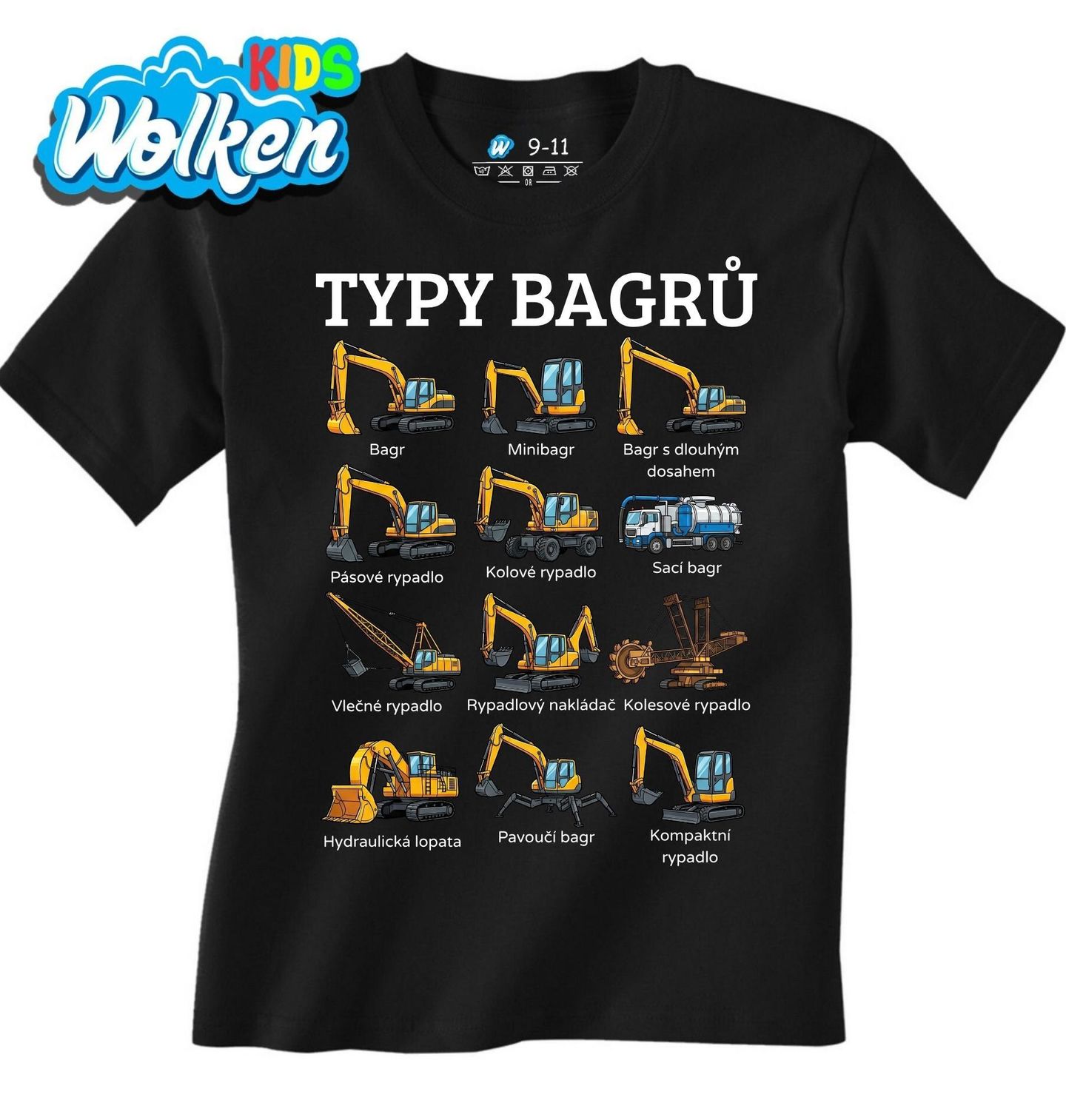 Dětské tričko Typy Bagrů.jpg