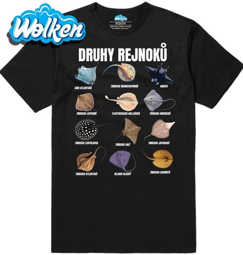 Obrázek produktu Pánské tričko Druhy Rejnoků