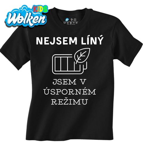Obrázek produktu Dětské tričko Nejsem Líný Jsem v Úsporném Režimu