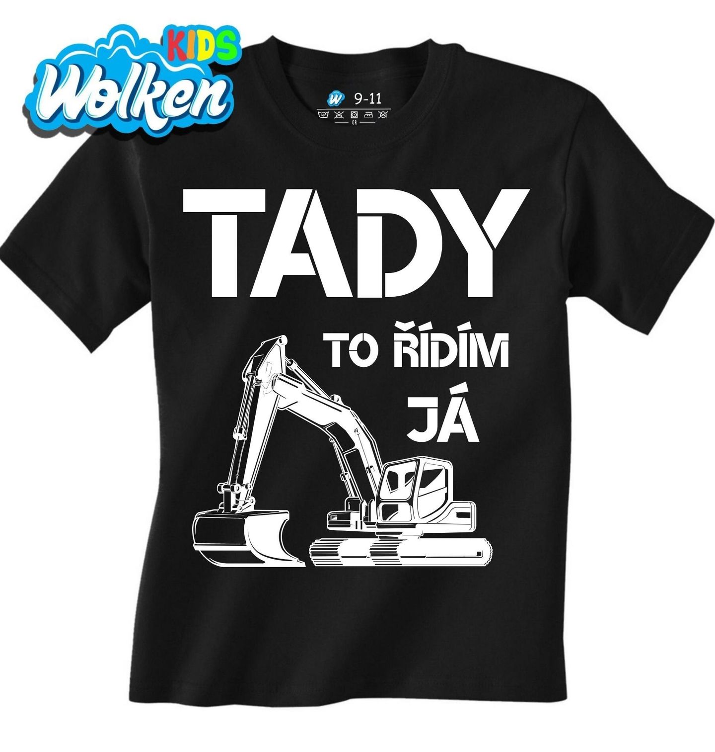 Dětské tričko Tady To Řídím Já Bagrista.jpg