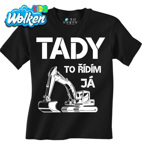 Obrázek produktu Dětské tričko Tady To Řídím Já Bagrista
