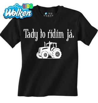 Dětské tričko Tady To Řídím Já Traktor.jpg
