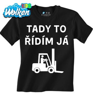 Dětské tričko Tady To Řídím Já Vysokozdvižný vozík.jpg