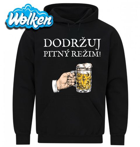 Obrázek produktu Pánská mikina Dodržuju Pitný Režim - Pivem!