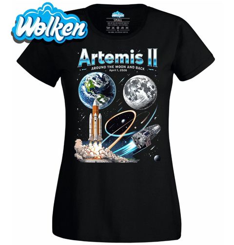 Obrázek produktu Dámské tričko Vesmírná Mise Artemis II.