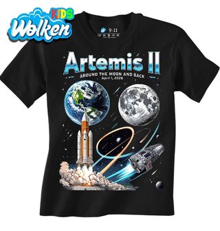 Dětské tričko Vesmírná Mise Artemis II.jpg