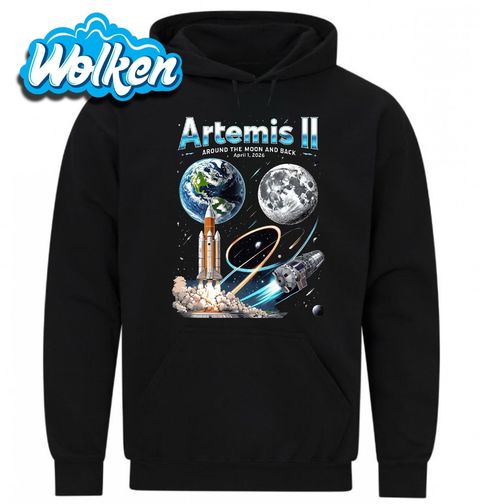Obrázek produktu Pánská mikina Vesmírná Mise Artemis II.