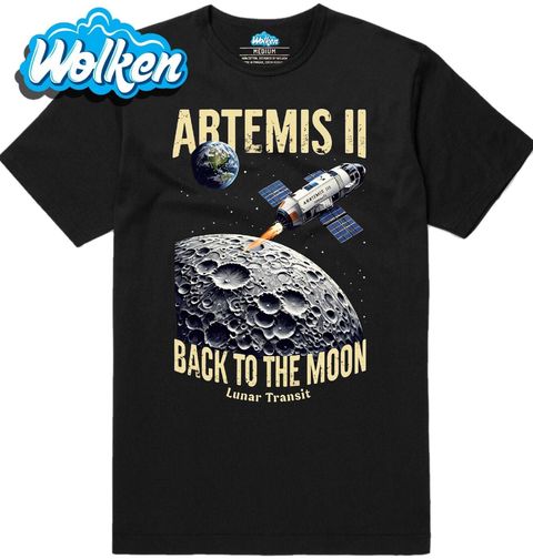 Obrázek produktu Pánské tričko Zpět na Měsíc s Artemis II.