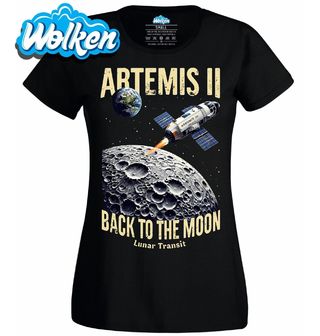 Dámské tričko Zpět na Měsíc s Artemis II.jpg