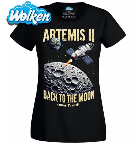 Obrázek produktu Dámské tričko Zpět na Měsíc s Artemis II.