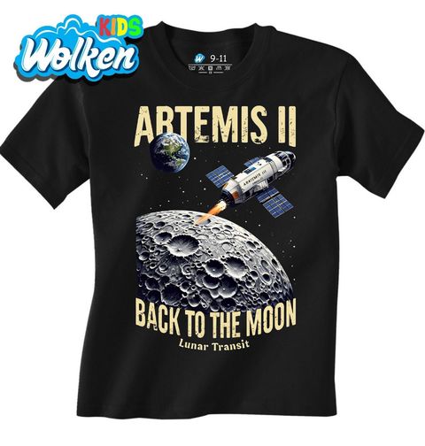 Obrázek produktu Dětské tričko Zpět na Měsíc s Artemis II.