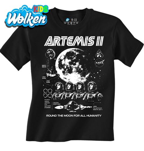 Obrázek produktu Dětské tričko Posádka Mise Artemis II.