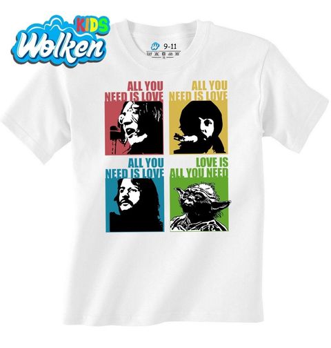 Obrázek produktu Dětské tričko Yoda "Love is All you need" Star Wars Beatles