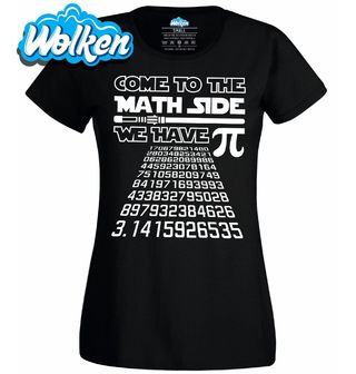 Dámské tričko Temná Strana Matematiky Pí π.jpg