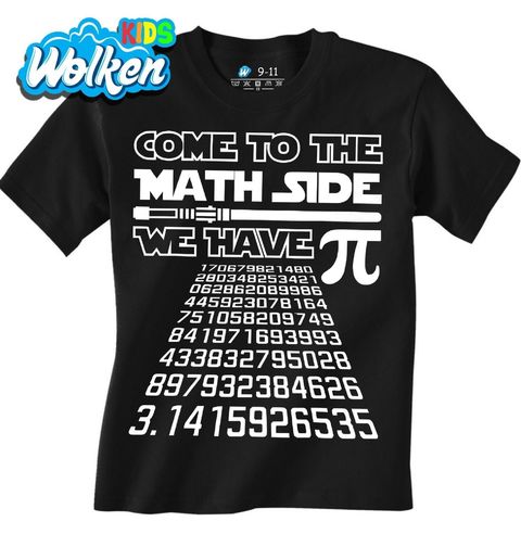 Obrázek produktu Dětské tričko Temná Strana Matematiky Pí π