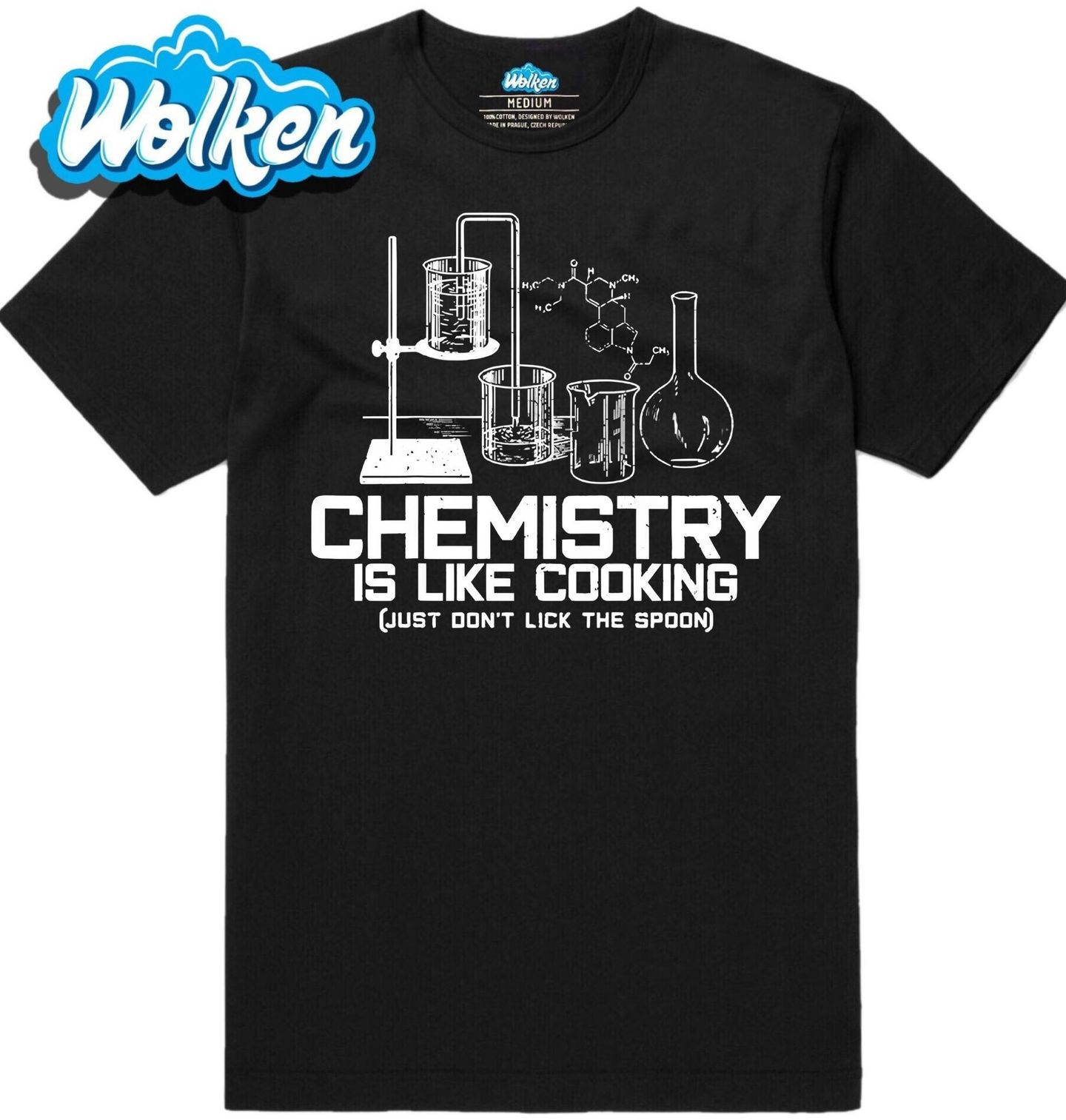 Pánské tričko Chemie v Kuchyni - Neolizovat!.jpg