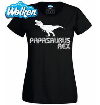 Dámské tričko Král Rodinné Džungle - Papasaurus Rex.jpg