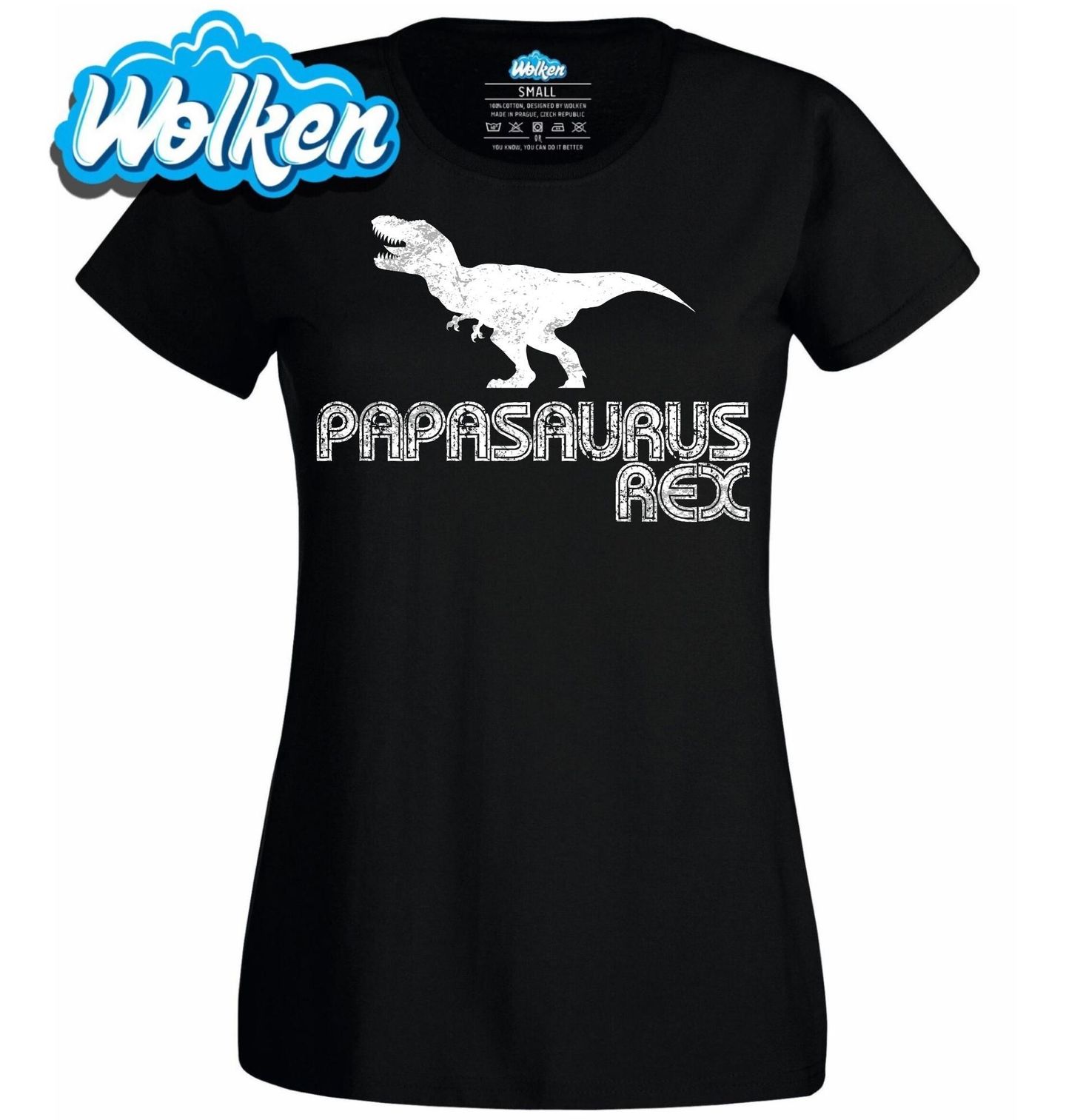 Dámské tričko Král Rodinné Džungle - Papasaurus Rex.jpg