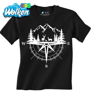 Dětské tričko Kompas Divoké Přírody s Horami.jpg