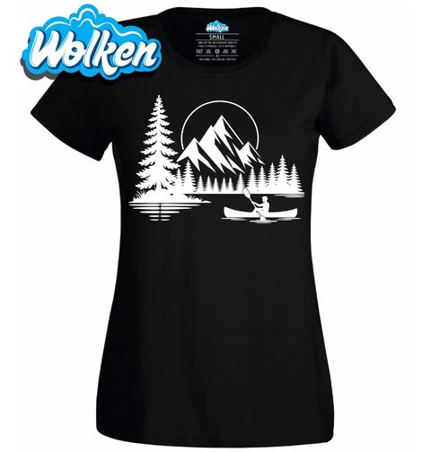 Obrázek produktu Dámské tričko Klid na Kajaku Panorama s Hory