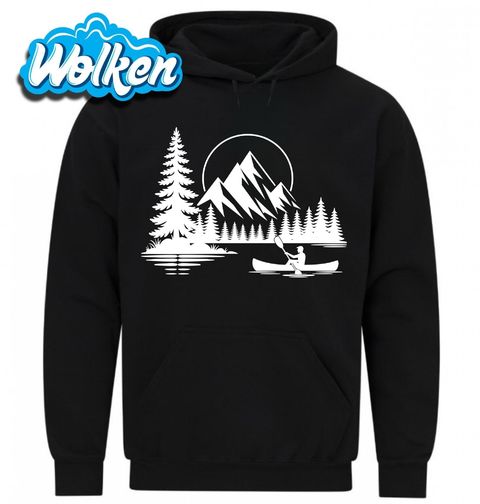 Obrázek produktu Pánská mikina Klid na Kajaku Panorama s Hory