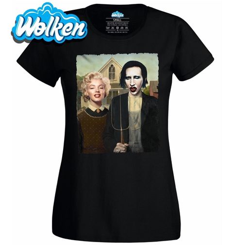 Obrázek produktu Dámské tričko Americká gotika Marilyn Monroe Marilyn Manson