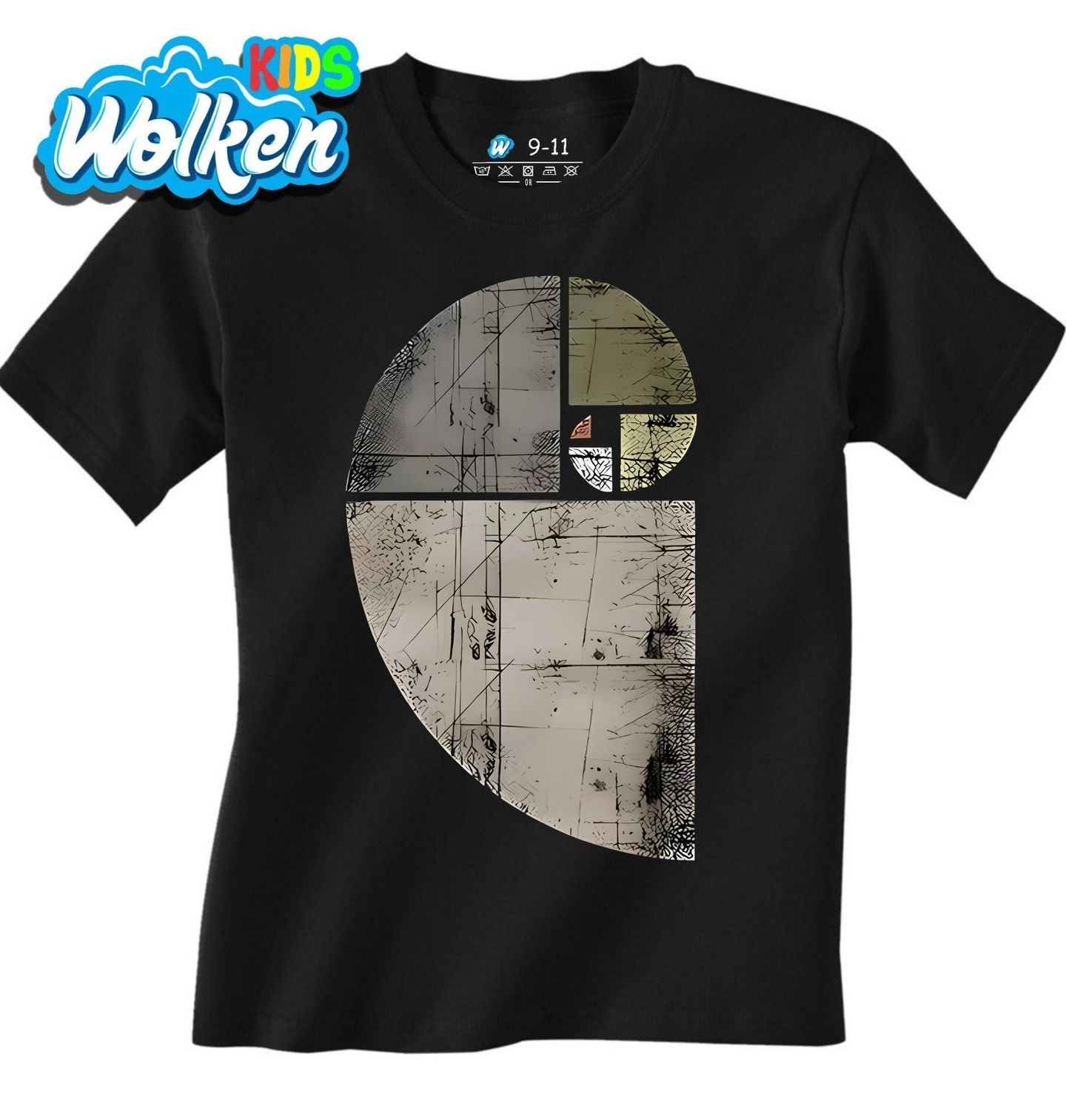 Dětské tričko Zlatý Řez Neoplasticismu.jpg