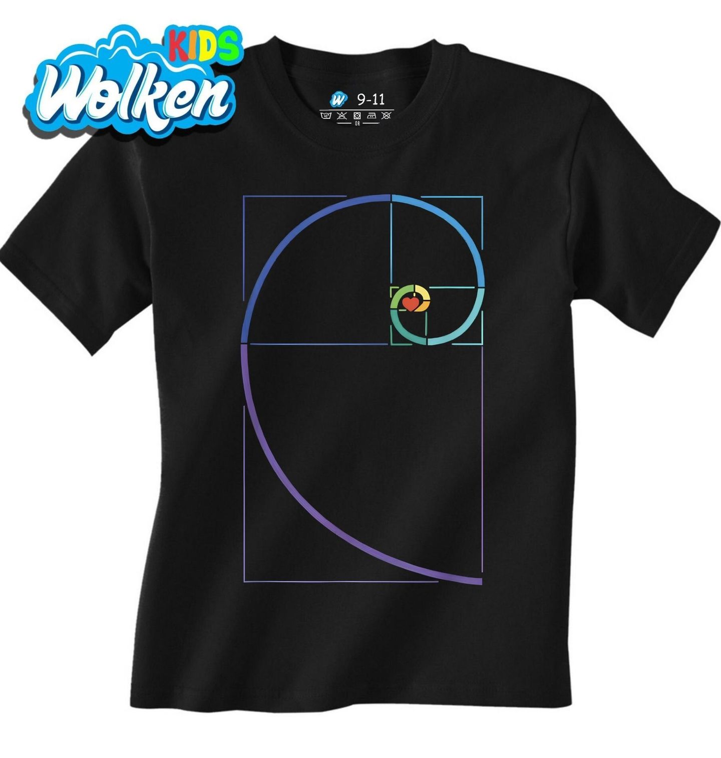 Dětské tričko Srdce ve Zlatém Řezu.jpg