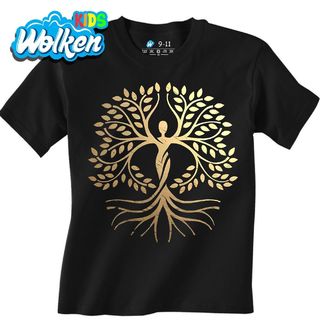 Dětské tričko Zlatá Žena Strom Života.jpg