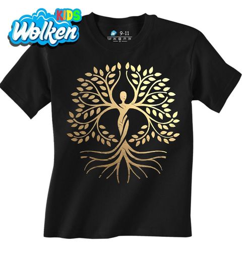 Obrázek produktu Dětské tričko Zlatá Žena Strom Života