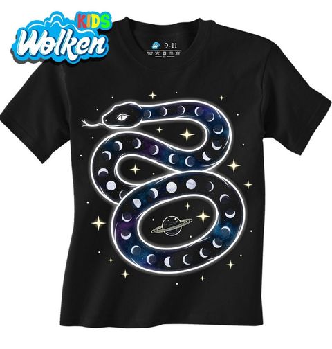 Obrázek produktu Dětské tričko Vesmírný Had Fáze Měsíce