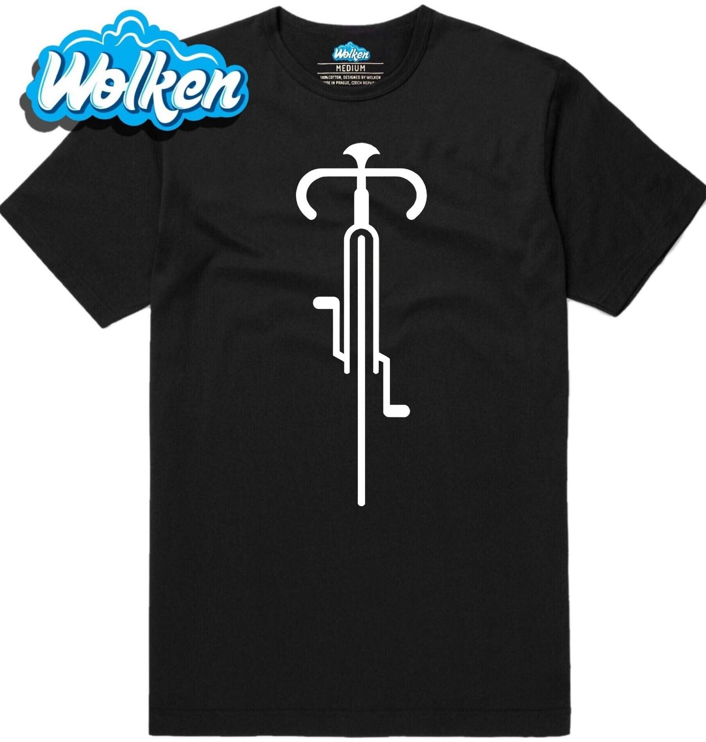 Pánské tričko Minimalistické Silniční Kolo.jpg