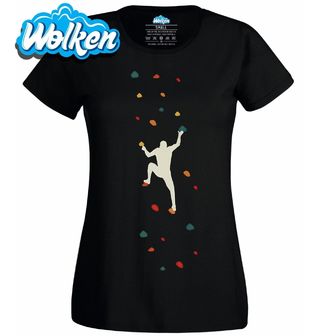 Dámské tričko Horolezec na Stěně Bouldering.jpg