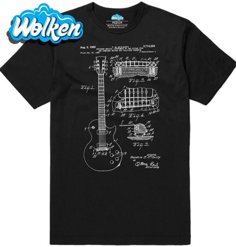 Obrázek produktu Pánské tričko Kytara Patent T. M. McCarty