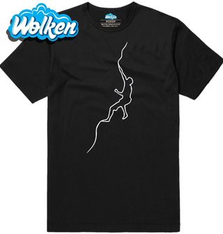 Pánské tričko Silueta Lezce v Akci.jpg