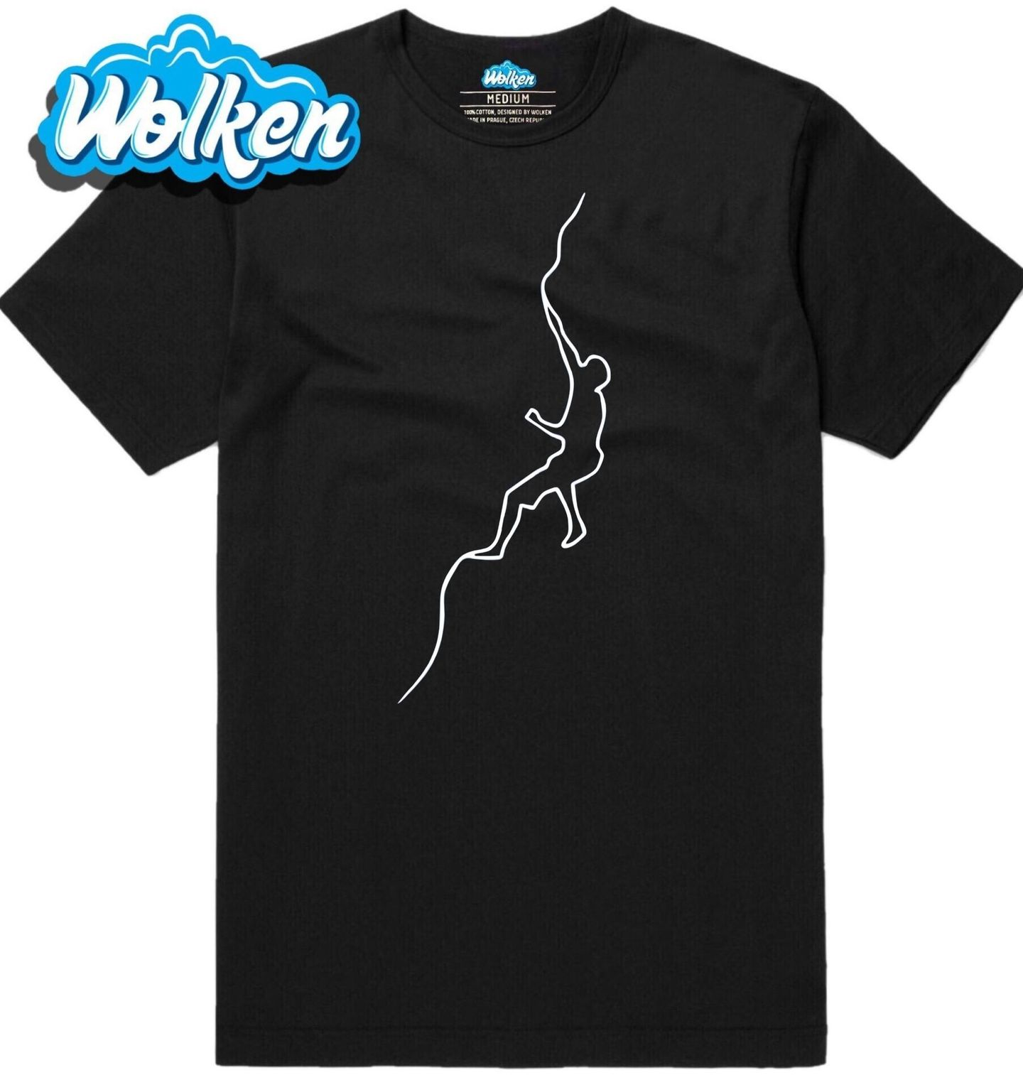 Pánské tričko Silueta Lezce v Akci.jpg