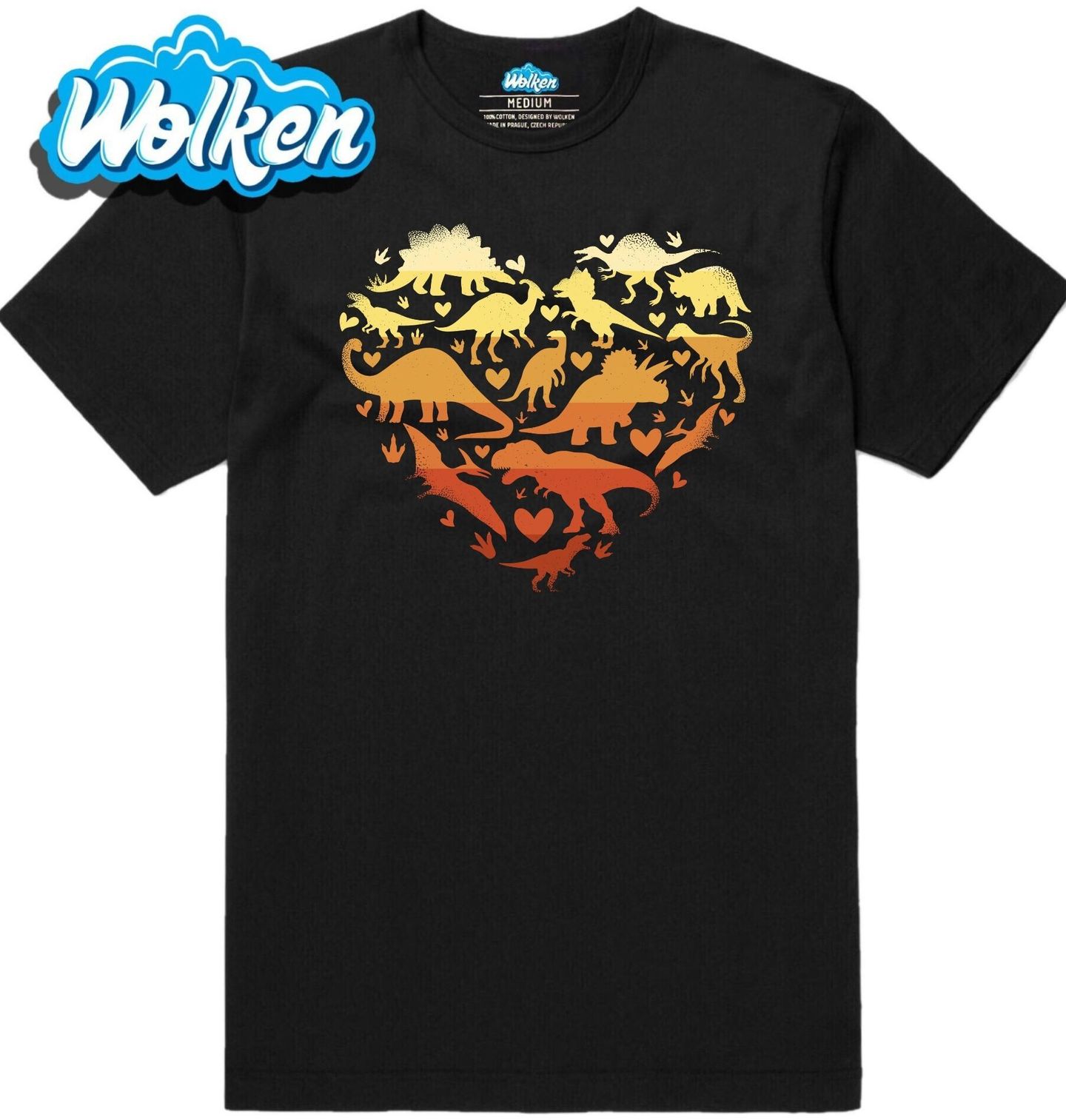 Pánské tričko Dinosauři Navždy v Srdci!.jpg
