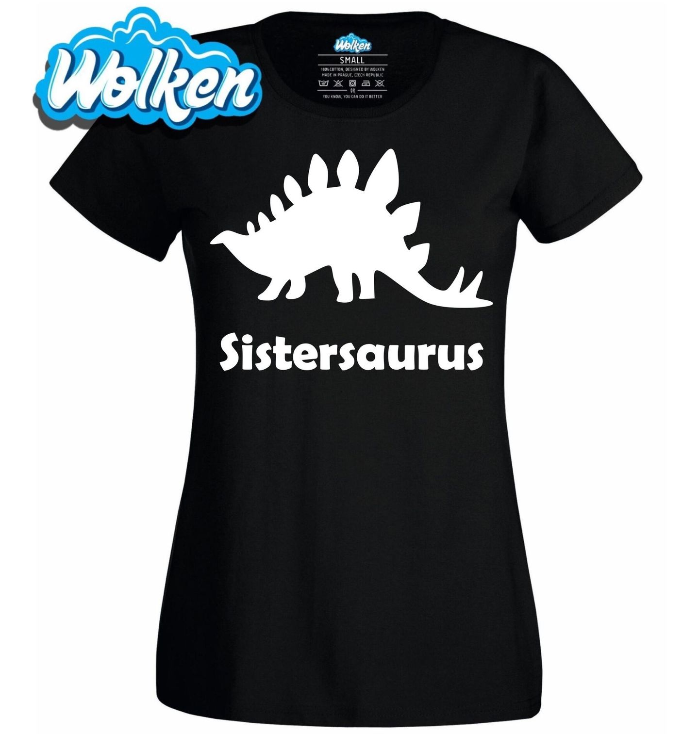 Dámské tričko Sestra Dinosaurus Sisterosaurus.jpg